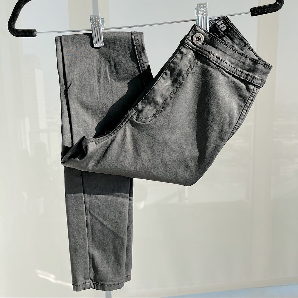 Faux Leather Pants - Black